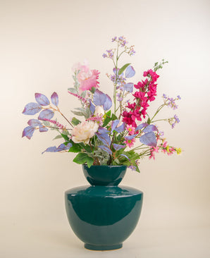 Composizione floreali artificiali Amethyst Romance