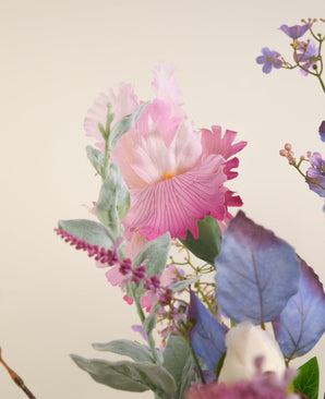 Composizione floreali artificiali Amethyst Romance