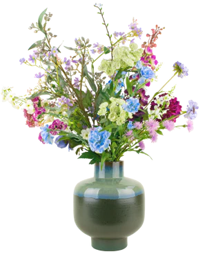 Composizione fiori finti