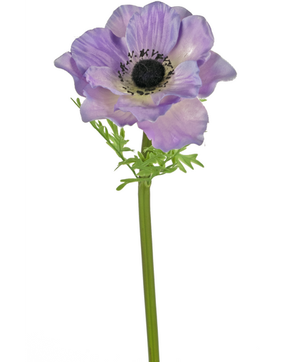 Fiore artificiale Anemone Deluxe 43 cm viola