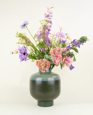 Composizione fiori finti Morning Dew 65 cm