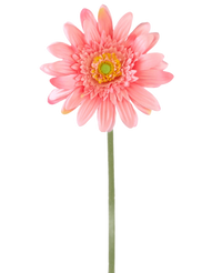 Gerbera artificiale 55 cm rosa