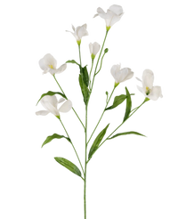 Rododendro artificiale Azalea Real Touch Bianco 80cm