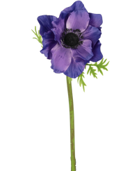 Fiore artificiale Anemone 43 cm viola