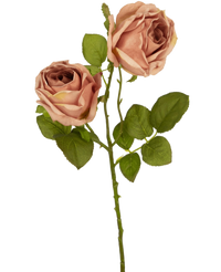 Rose artificiali Deluxe 55 cm rosa