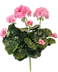 Gerani finti 40 cm rosa