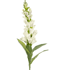 Fiore artificiale Foxglove 90 cm bianco