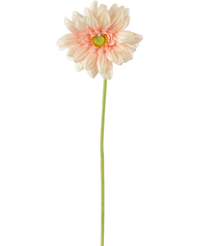 Fiore artificiale Gerbera mini 47 cm rosa tenue
