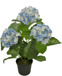 Ortensie finte sintetica blu 35 cm