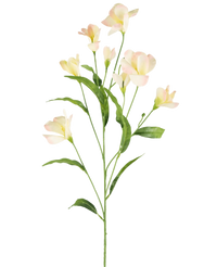 Rododendro artificiale Azalea Real Touch Crema/Rosa 80 cm