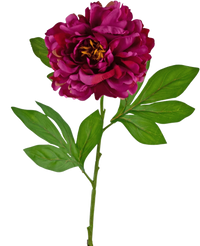 Fiore artificiale Peonia 77 cm viola