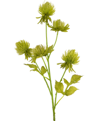 Fiore artificiale Cardo 66 cm verde