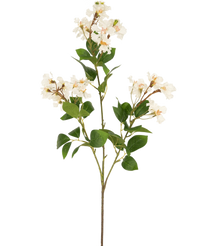 Fiore artificiale Lagerstroemia 92 cm bianco